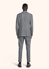 Kiton medium grey single-breasted suit for man, made of cashmere - 3