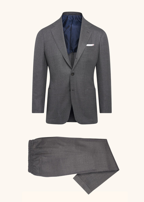 Kiton single-breasted suit for man, made of wool