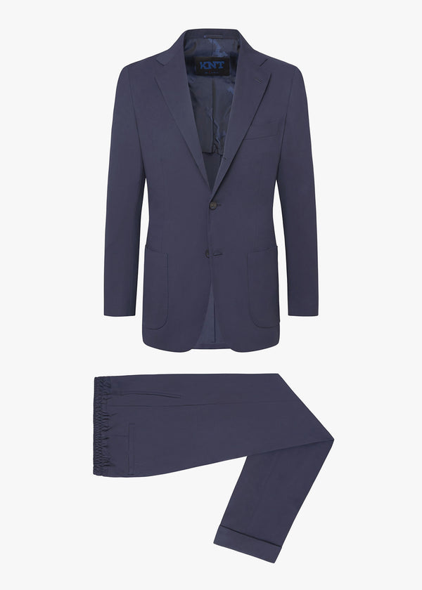 Kiton blue suit, made of polyamide/nylon