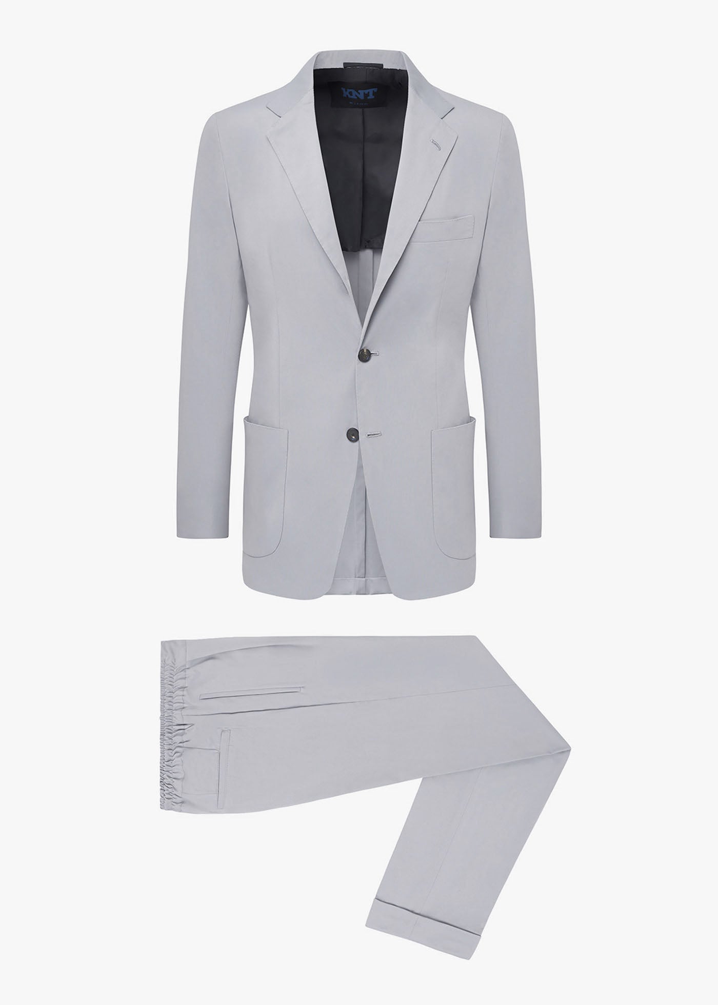 Grey polyamide/nylon suit – Kiton USA