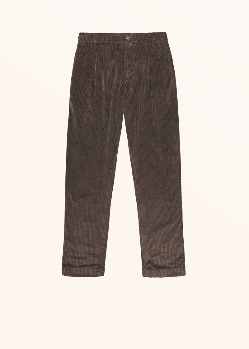 Kiton whiskey trousers for man, made of cotton