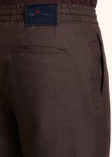 Kiton brown trousers for man, in cashmere 4