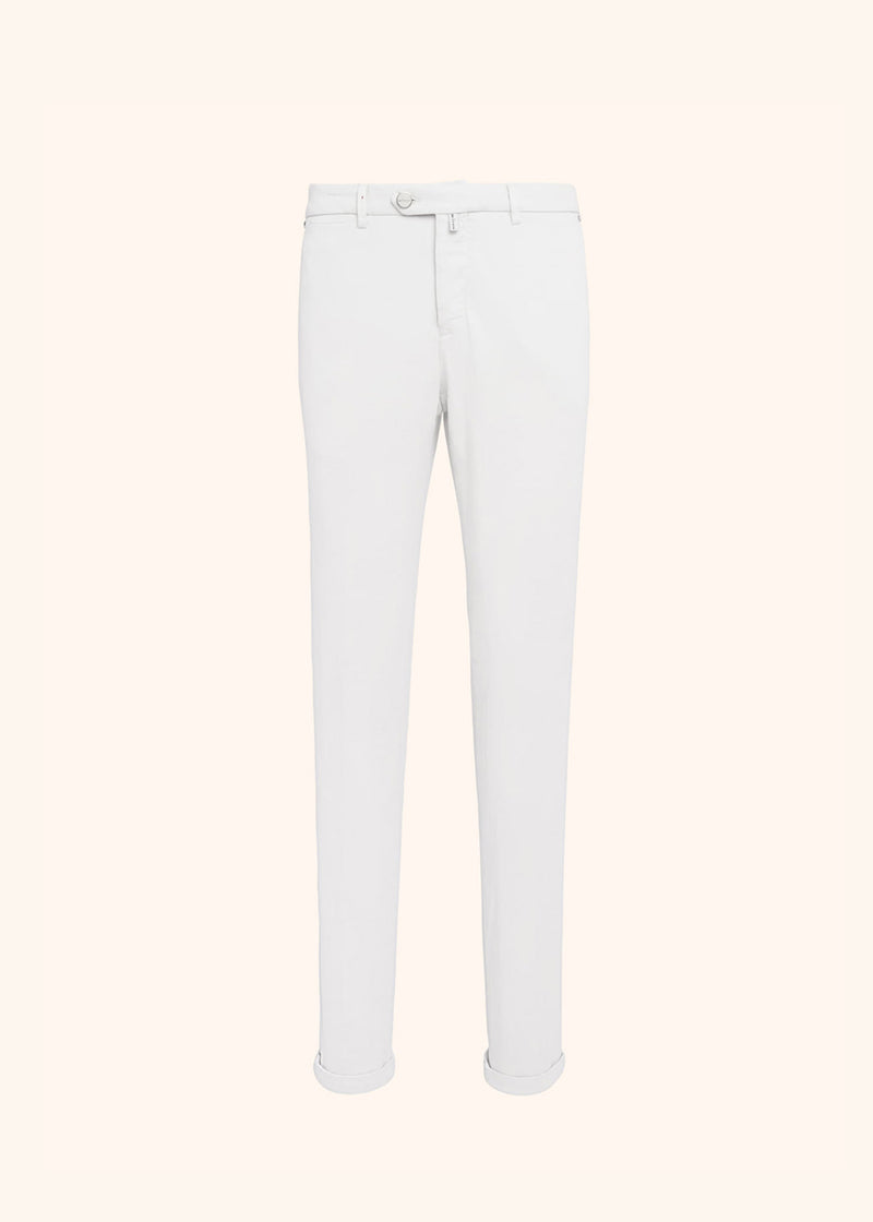 Kiton ice trousers for man, made of linen