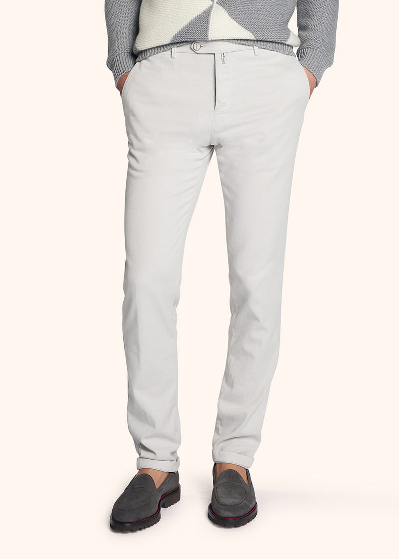 Kiton ice trousers for man, made of linen - 2