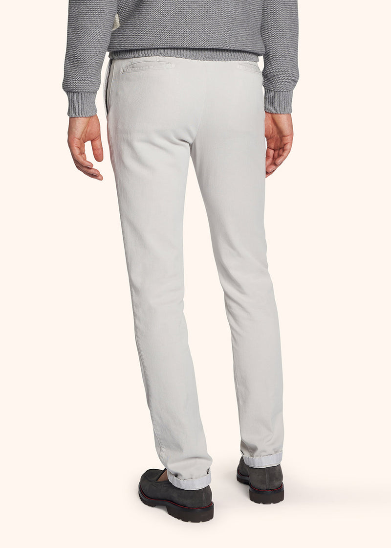 Kiton ice trousers for man, made of linen - 3