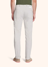 Kiton cream trousers for man, made of cotton - 3