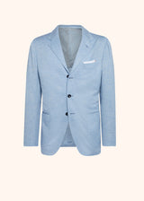 Kiton sky blue jacket for man, in cashmere 1