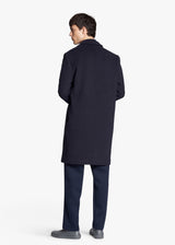 Kiton navy blue coat, made of virgin wool - 3
