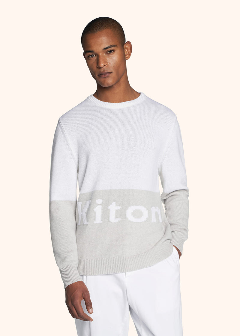 Kiton jersey roundneck for man, made of cashmere - 2