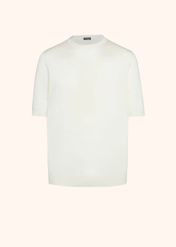 Kiton jersey round neck for man, made of silk