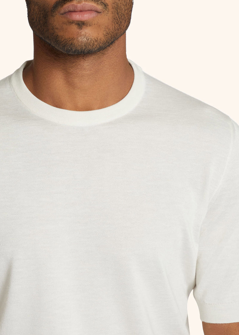 Kiton jersey round neck for man, made of silk - 4