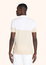 Kiton white/cream jersey poloshirt for man, made of cotton - 3