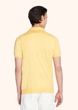 Kiton yellow poloshirt for man, made of cotton - 3