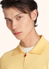 Kiton yellow poloshirt for man, made of cotton - 4