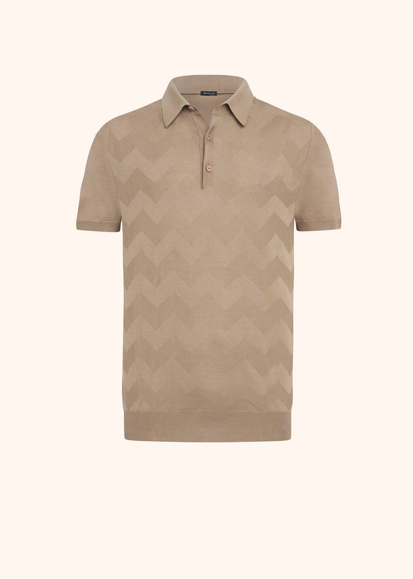Kiton rope jersey poloshirt for man, made of cotton