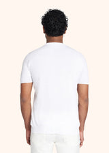 Kiton white jersey round neck for man, made of cotton - 3