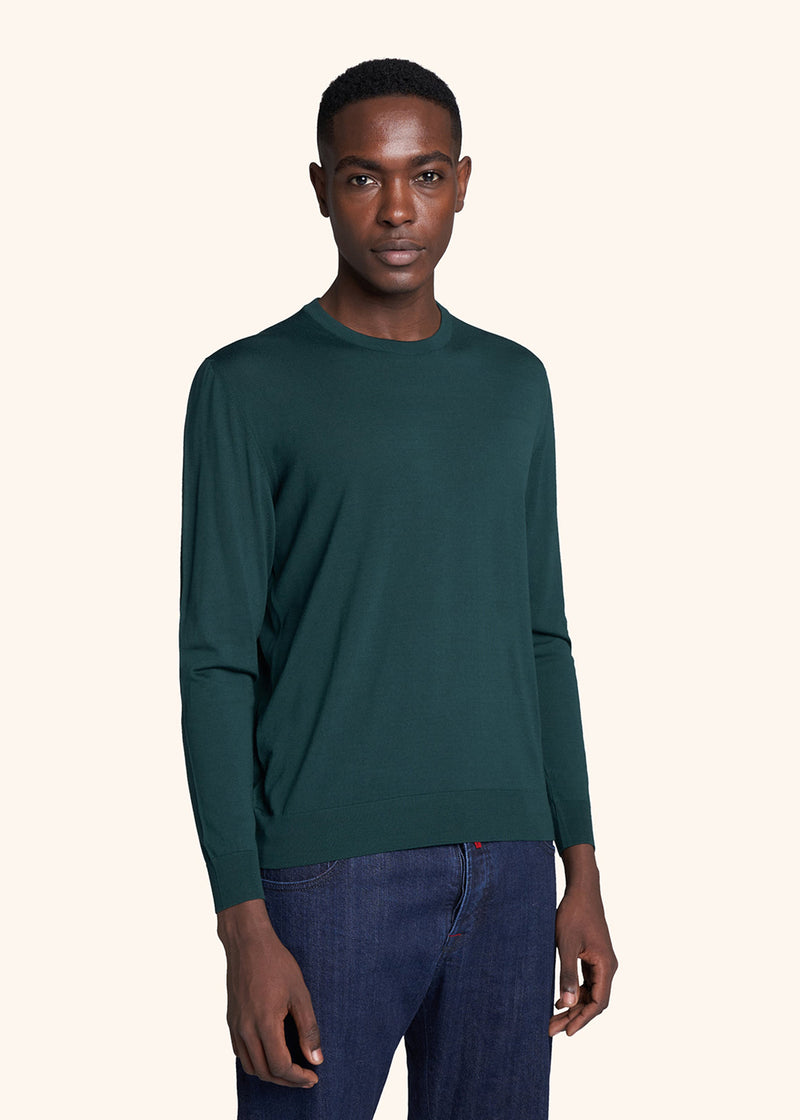 Kiton jersey roundneck for man, made of wool - 2