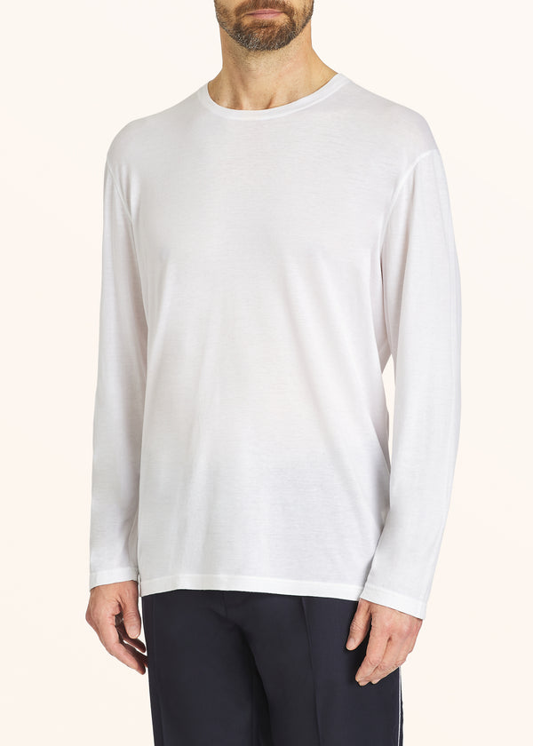 Kiton t-shirt l/s for man, made of cotton - 2