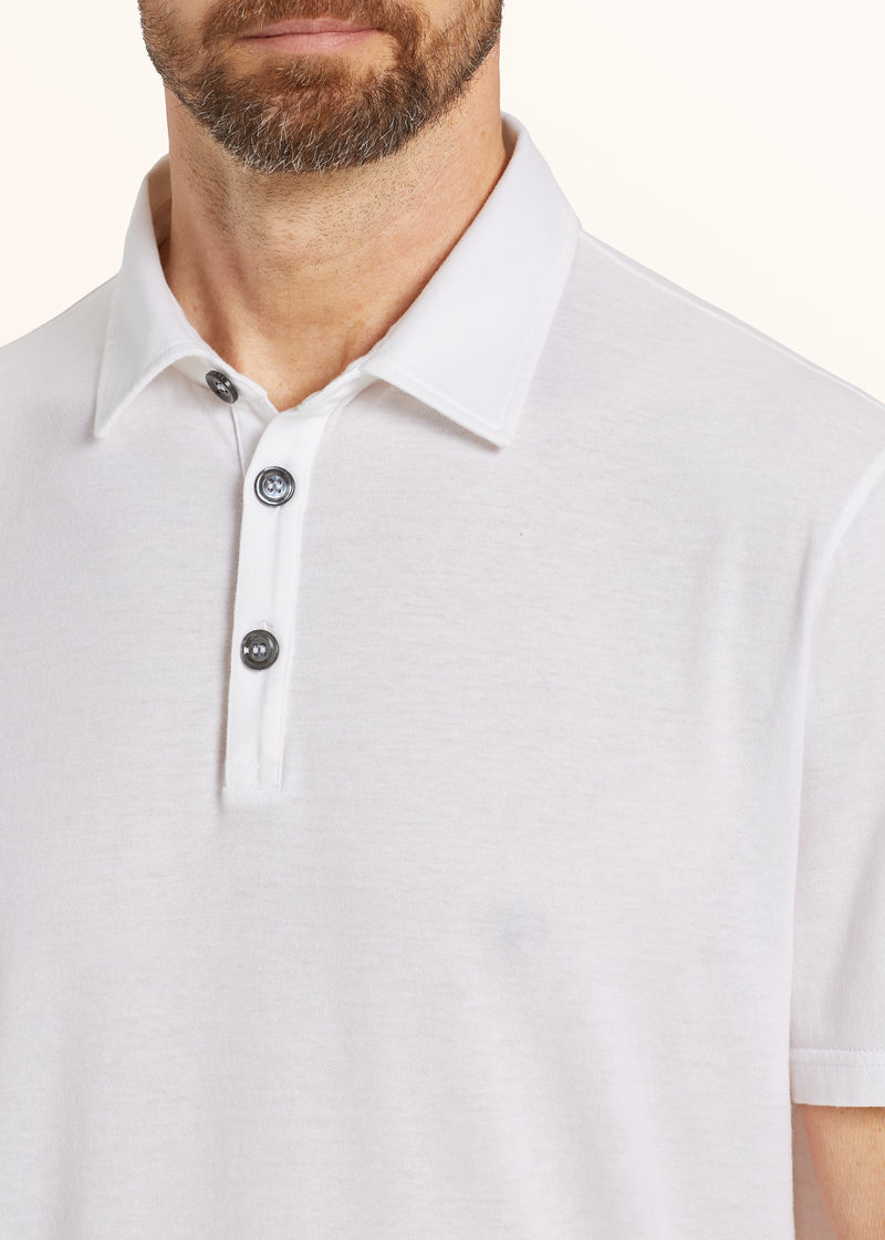Kiton jersey polo for man, made of cotton - 4