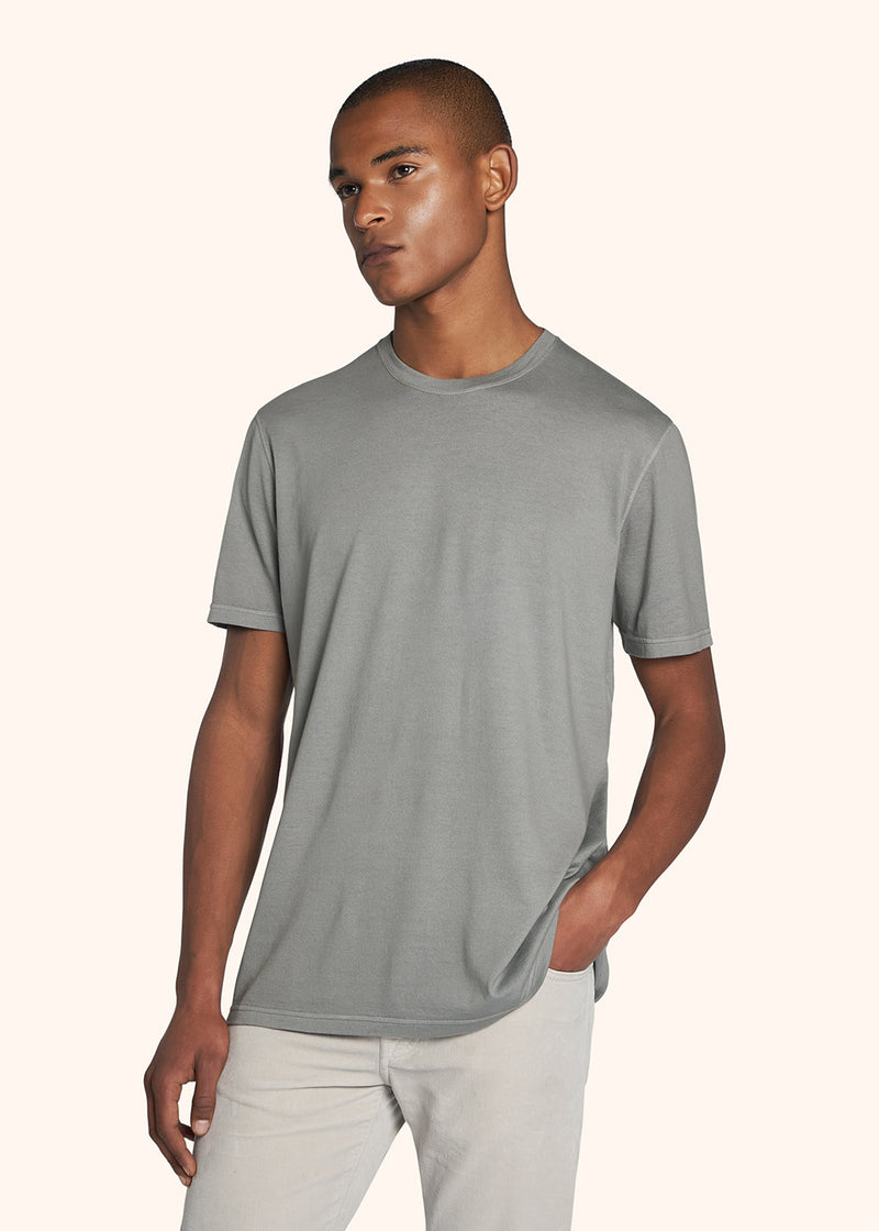 Kiton jersey t-shirt s/s for man, made of cotton - 2