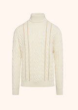 Kiton jersey turtleneck for man, made of cashmere