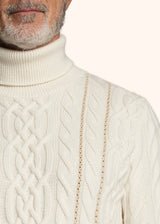 Kiton jersey turtleneck for man, made of cashmere - 4