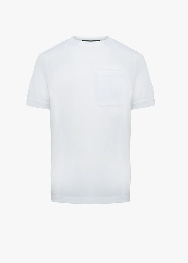 Kiton white t-shirt, made of cotton