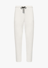 Kiton white jogging trousers, made of viscose