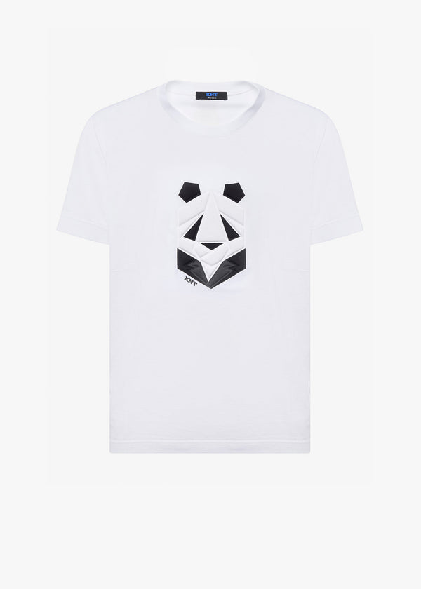 Kiton white t-shirt, made of cotton