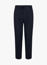 Kiton navy blue trousers, made of wool