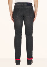 Kiton black trousers for man, made of cotton - 3