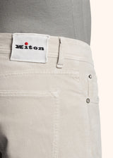 Kiton ice trousers for man, made of cotton - 4