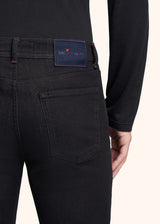 Kiton black trousers for man, made of cotton - 4