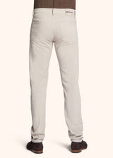 Kiton beige trousers for man, made of cotton - 3