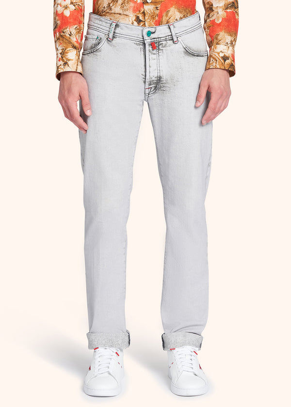 Kiton ice trousers for man, made of cotton - 2