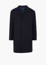 Kiton blue overcoat, made of cashmere