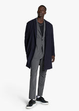 Kiton blue overcoat, made of cashmere - 5