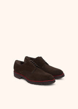 Kiton chestnut shoes for man, made of calfskin - 2