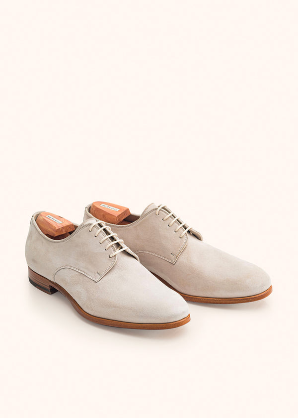Kiton medium grey shoes for man, made of goatskin - 2
