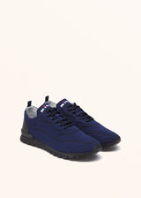 Kiton blue shoes for man, made of cotton - 2