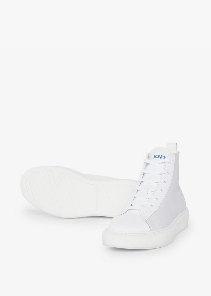 Kiton white ankle shoes, made of calfskin - 3