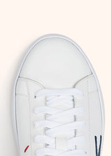 Kiton white/asphalt shoes for man, made of calfskin - 4