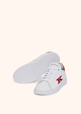 Kiton white/red shoes for man, made of calfskin - 3