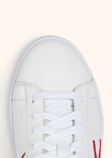 Kiton white/red shoes for man, made of calfskin - 4