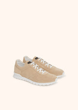 Kiton beige shoes for man, made of calfskin - 2