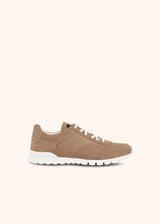 Kiton beige shoes for man, made of calfskin