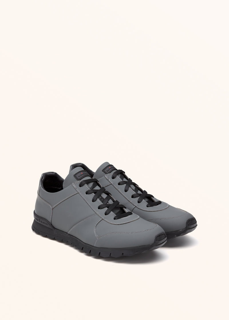 Kiton medium grey shoes for man, made of calfskin - 2