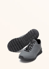 Kiton medium grey shoes for man, made of calfskin - 3